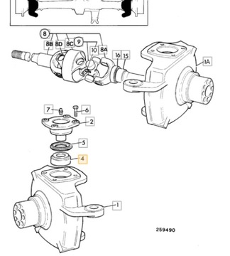 СТУПЕННЫЙ ПОДШИПНИК JCB 3CX 4CX 907/08300