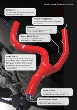 #SAMCO Sport Силиконовые шланги APR-5 APRILIA RS 125