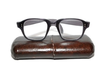 OKULARY KOREKCYJNE SZKLANE SOCZEWKI + 2,0 D NOWE