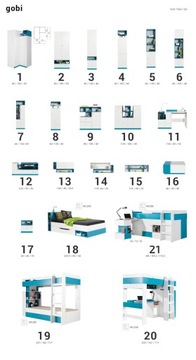 ГОБИ 20 Кровать + МАТРАС БЕСПЛАТНО