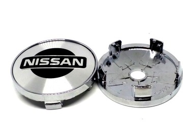 NISSAN Zaślepka Felg Dekielek Dekielki Kapsel 60mm