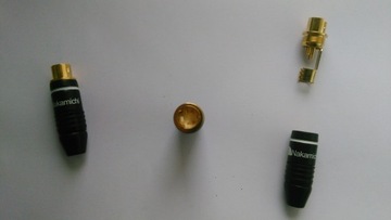 РАЗЪЕМ SVHS 4pin 4p gold HQ NAKAMICHI gold FV(2668