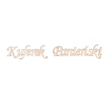 KUFEREK PANIEŃSKI 21 cm ze sklejki SCRAPKI DEKO