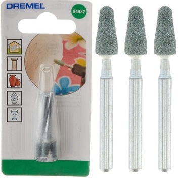 3 sztuki KAMIEŃ SZLIFIERSKI 4,8 MM (84922) DREMEL