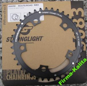 TARCZA SZOSOWA STRONGLIGHT ROZSTAW 110mm 38T WEWNĘTRZNA CZARNA