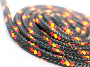 Полипропиленовый канат Плетеный парусный канат универсальный черный 4 мм 10 м