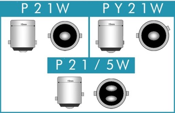 Py21W 22 светодиода Ba15s R5W R10W лампа с большим цоколем FV