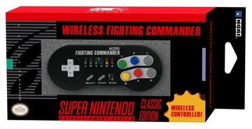 Kontroler Hori Fighting Commander SNES Czarny