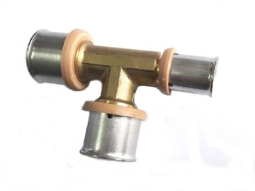SANHA 3fit PEX Trójnik redukcyjny 26x26x20 szczęka TH sx096