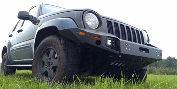 Стальной передний бампер Jeep Cherokee KJ