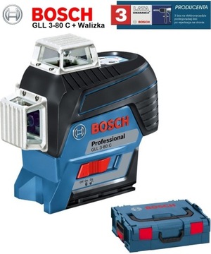 BOSCH GLL 3-80 C Профессиональный ЛИНЕЙНЫЙ ЛАЗЕР L-BOXX