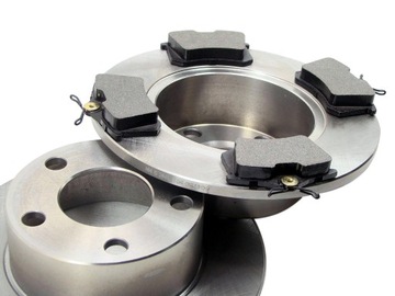 Тормозные диски x2 + колодки ЗАДНИЕ для AUDI A6 C5 VW PASSAT B5 FL