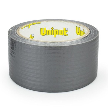 Unipak TAŚMA Economy DUCT Silver Szara 48mm x 50m