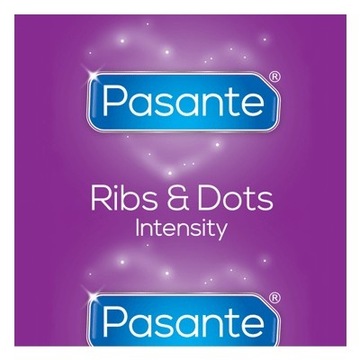 PREZERWATYWY PASANTE RIBS & DOTS 25 SZTUK