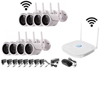 WIFI МОНИТОРИНГ 4 КАМЕРЫ МОНИТОР 4 в 1 + РЕГИСТРАТОР