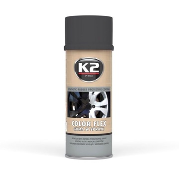 K2 RUBBER SPRAY FLEX MATTE BLACK MATT BLACK 400