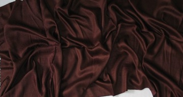 ШАРФ Шарф из кашемира пашмины, БОЛЬШОЙ, Темно-коричневый, ШОКОЛАДНЫЙ