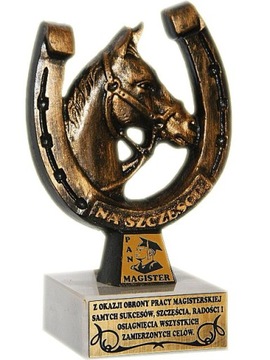 STATUETKA podkowa PAN MAGISTER prezent FACET