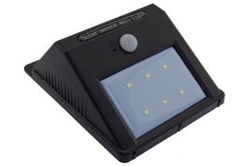 Настенный светильник на солнечных батареях 120лм SMD LED x6 PV 1W SUNEN