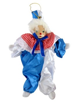 DEKORACJA CHOINKOWA OZDOBA NA CHOINKĘ PAJAC 26 CM