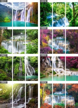 ТРИПТИХ КАРТИНА БОЛЬШИЕ ГОРЫ ГОРНОЕ ОЗЕРО ДОМ maxwybó