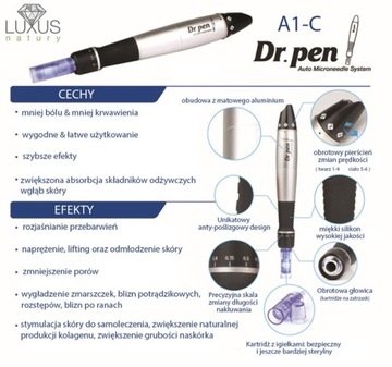 DERMAPEN DR PEN +10 КАРТРИДЖЕЙ ДОСТАВКА PL GWAR 12MS