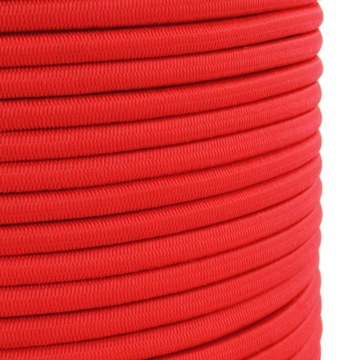 Гибкий кабель с гибкой резиновой веревкой для брезента для брезентов для брезента Expander 6 мм красный