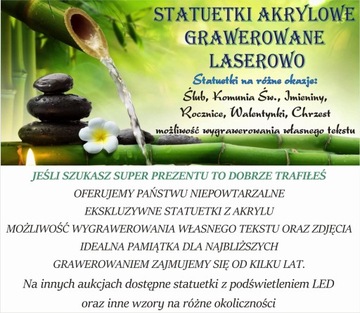 DZIEŃ KOBIET 8 MARCA STATUETKA AKRYLOWA