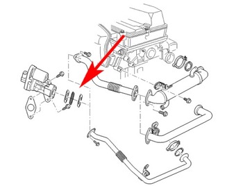 Заглушка EGR 2.0 2.2 2.4 TDCI FORD Mondeo Transit