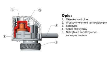 Термопривод НЗ Watts M30x1,5 Напольный 4 шт.