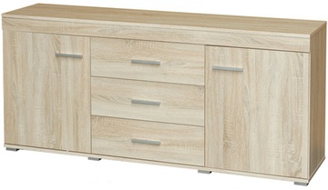 Komoda 160 cm dąb sonoma 3 szuflady system M-22