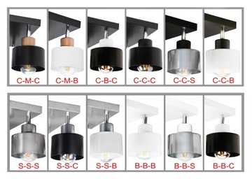 Потолочный светильник AZO3 COLORS, подвижный абажур Skylight