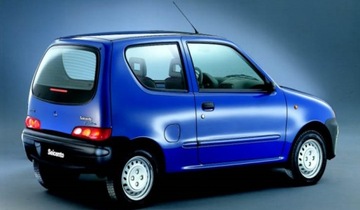 БАМПЕР ЗАДНИЙ FIAT SEICENTO 98- 1998- ЧЕРНЫЙ 735245659