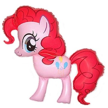Balon foliowy Kucyk PONY Pinkie Pie różowy XXL