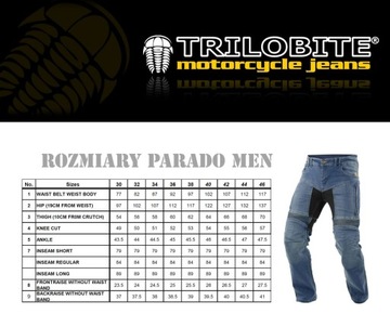 TRILOBITE PARADO Мотоциклетные джинсы | r34 SLIM FIT