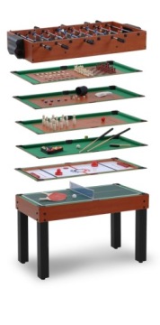 GARLANDO МНОГОФУНКЦИОНАЛЬНЫЙ СТОЛ ДЛЯ НАСТОЛЬНОГО ФУТБОЛА, БИЛЬЯРДА MULTI-12 CIRLNO