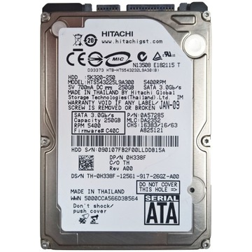 HITACHI HTS543225L9A300 | PN 0A57285 | dawca WiR