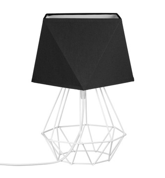 Lampka nocna LOFT B abażur Diament basket druciana