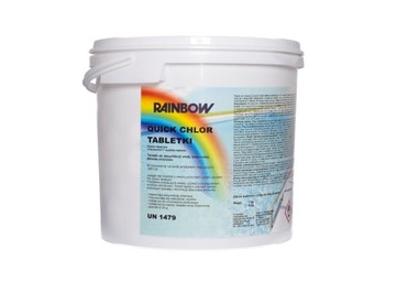 CHLOR SZOK tabletki 20g QUICK CHLOR RAINBOW - 5 kg