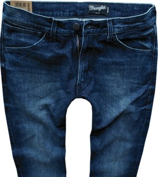 WRANGLER BRYSON jeansy rurki BLACKOUT BLUE W30 L32