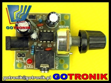 Moduł wzmacniacza audio LM386 potencjometr BTE-165