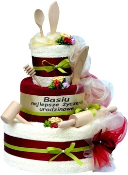 фото ориг. №3, For a gift birthday name day cake з towels embroidery