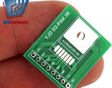 Płytka drukowana TO263-5 na SIP5 2,54mm____PCB-106