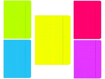 Teczka z gumką A3 kolor fluo Interdruk