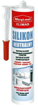 Silikon neutralny Wkręt-Met 310 ml. Bezbarwny