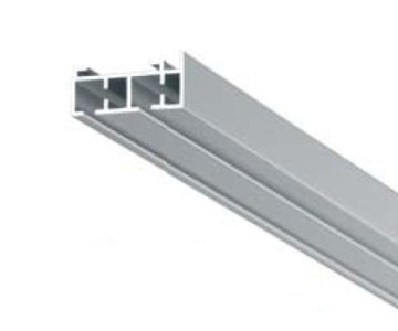 ALUMINIOWA SZYNA SUFITOWA DWUTOROWA PODWÓJNA 150cm