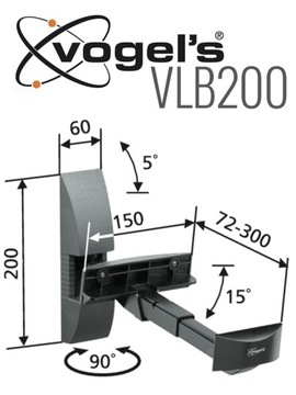 ПАРА ДЕРЖАТЕЛЯ ДИНАМИКА VOGELS VLB200