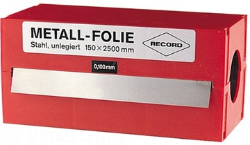 Folia metalowa 0,05mm - szczelinomierz, STAL