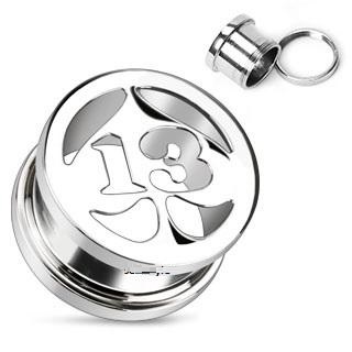 TUNELE PLUGI PLUG 316 L STAL TUNEL 14 mm