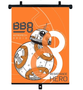 Roleta Przeciwsłoneczna 36x45cm Star Wars Bb8